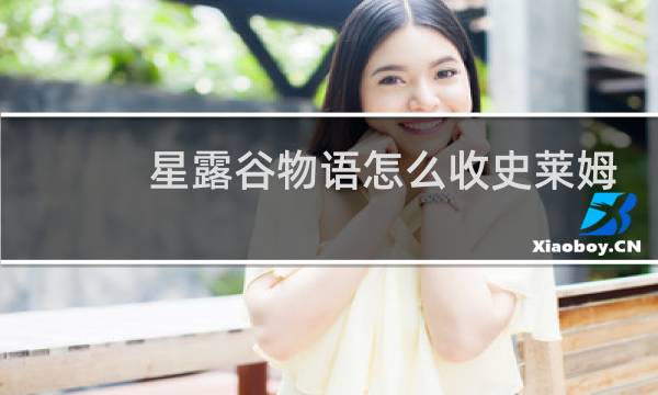 星露谷物语怎么收史莱姆