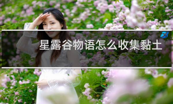 星露谷物语怎么收集黏土