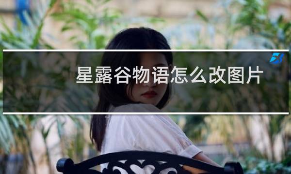 星露谷物语怎么改图片