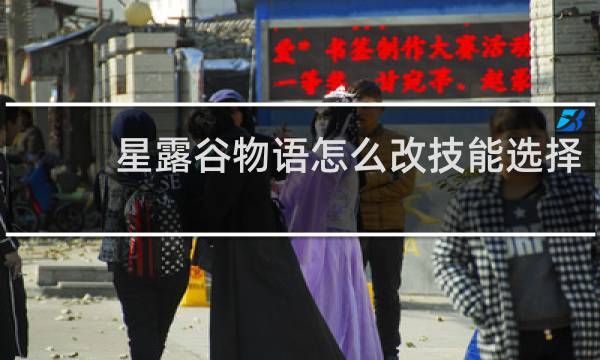 星露谷物语怎么改技能选择