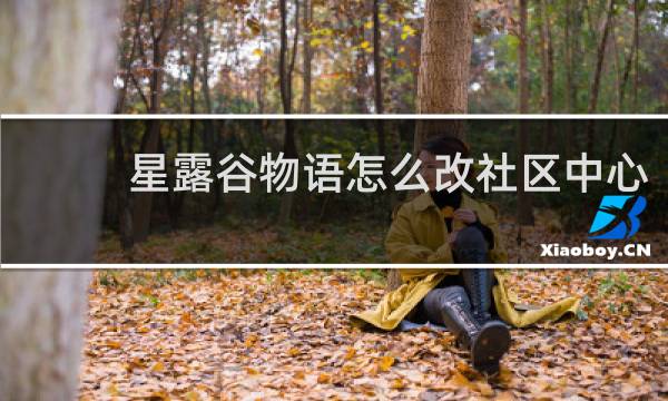 星露谷物语怎么改社区中心