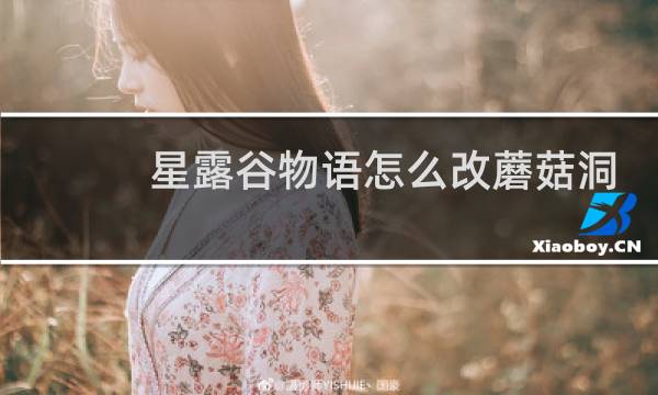 星露谷物语怎么改蘑菇洞