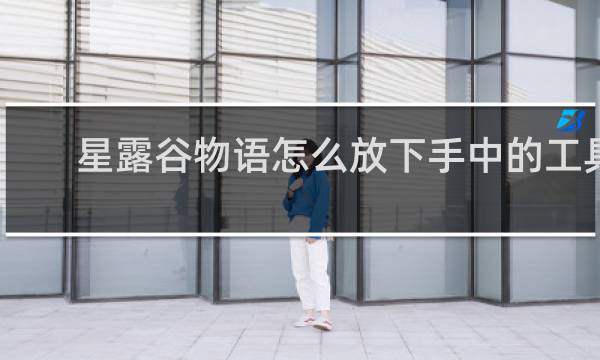 星露谷物语怎么放下手中的工具