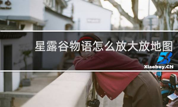 星露谷物语怎么放大放地图
