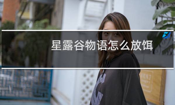 星露谷物语怎么放饵