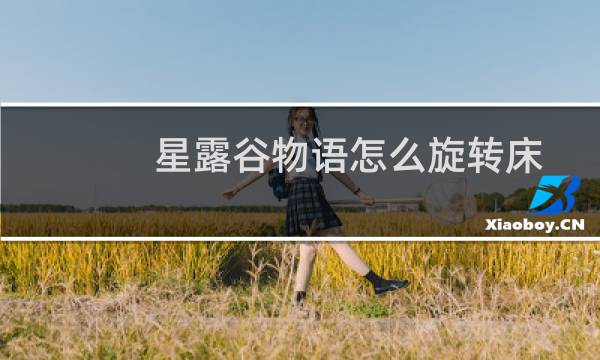 星露谷物语怎么旋转床