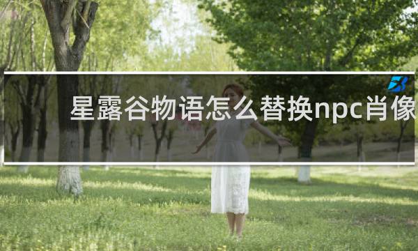 星露谷物语怎么替换npc肖像
