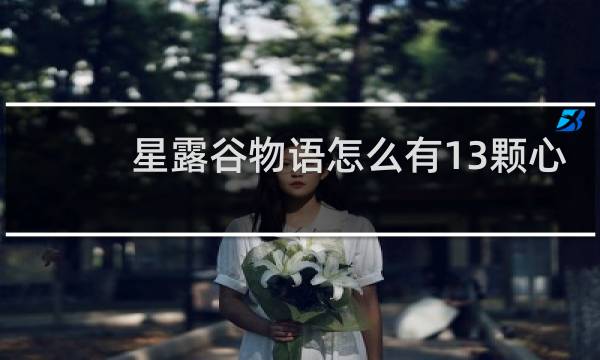 星露谷物语怎么有13颗心