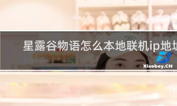 星露谷物语怎么本地联机ip地址