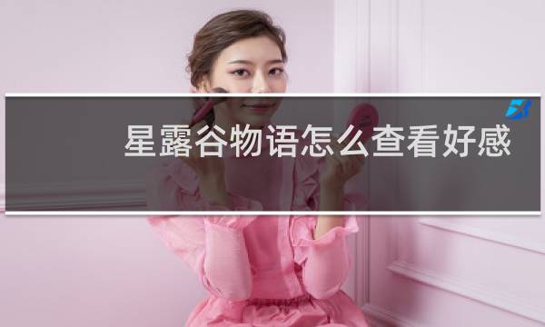 星露谷物语怎么查看好感