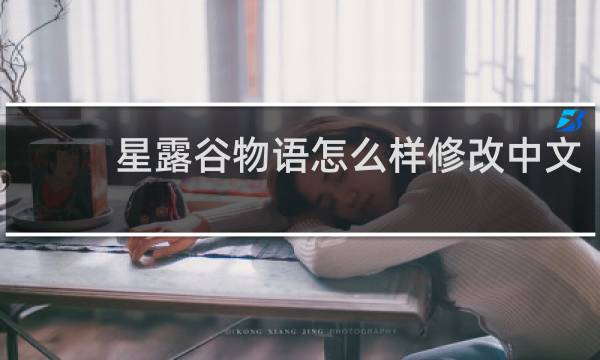 星露谷物语怎么样修改中文