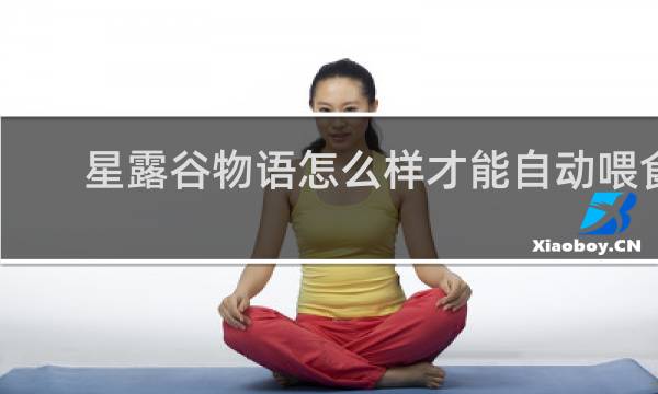 星露谷物语怎么样才能自动喂食