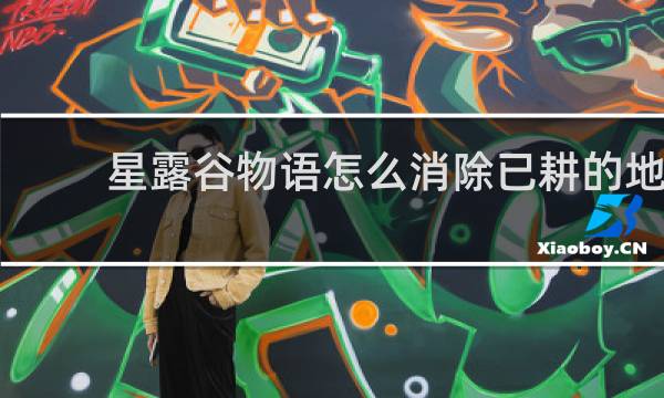 星露谷物语怎么消除已耕的地