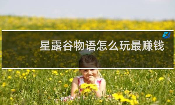 星露谷物语怎么玩最赚钱