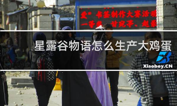 星露谷物语怎么生产大鸡蛋