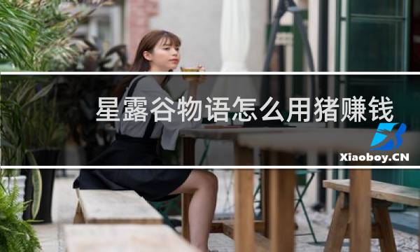 星露谷物语怎么用猪赚钱