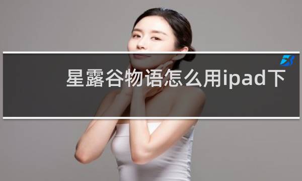 星露谷物语怎么用ipad下