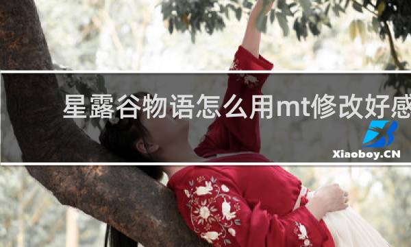 星露谷物语怎么用mt修改好感