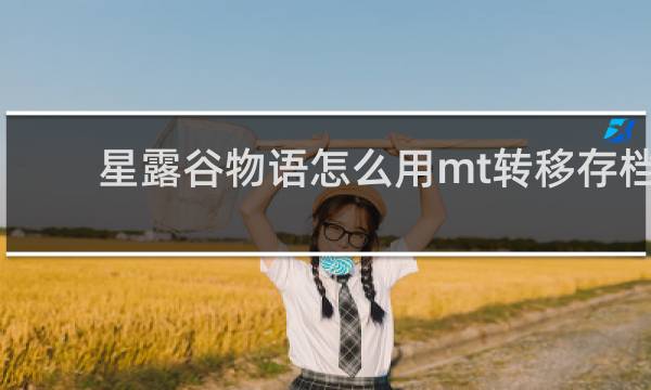 星露谷物语怎么用mt转移存档