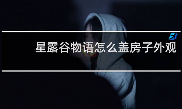 星露谷物语怎么盖房子外观