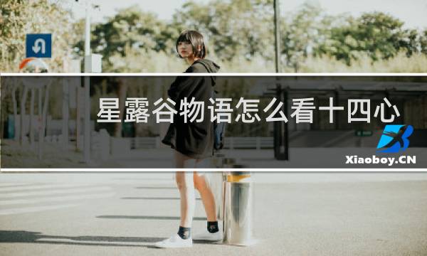 星露谷物语怎么看十四心