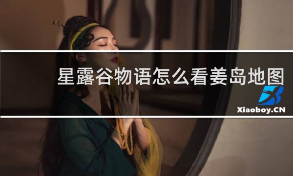 星露谷物语怎么看姜岛地图