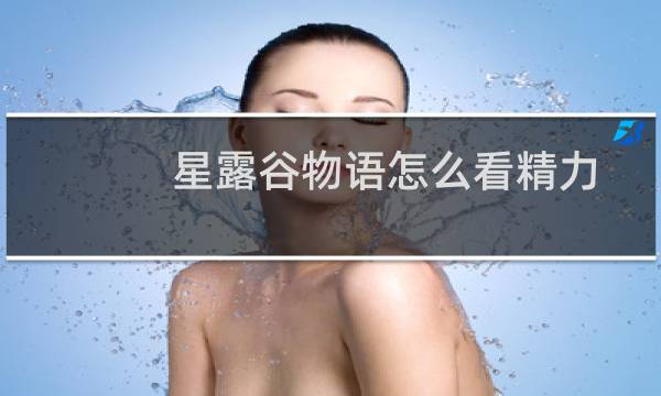 星露谷物语怎么看精力