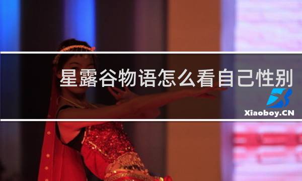 星露谷物语怎么看自己性别