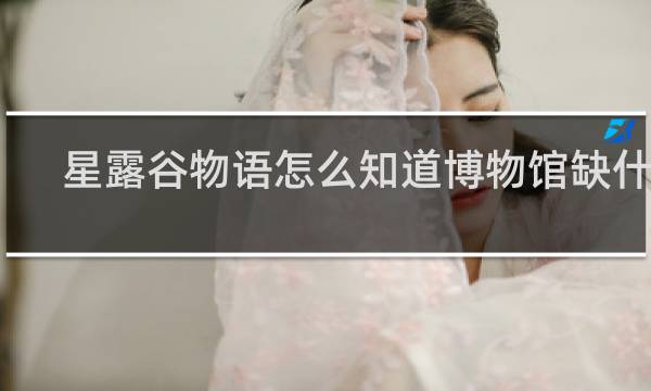 星露谷物语怎么知道博物馆缺什么