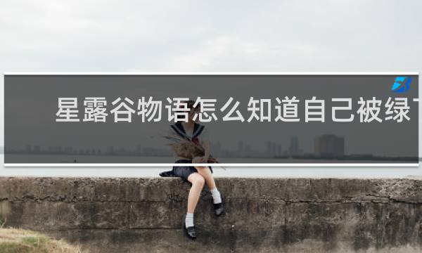 星露谷物语怎么知道自己被绿了