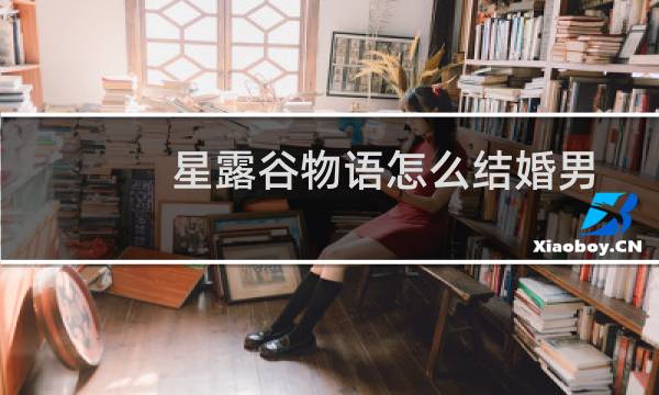 星露谷物语怎么结婚男