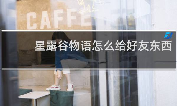 星露谷物语怎么给好友东西