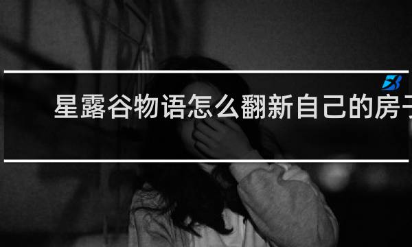 星露谷物语怎么翻新自己的房子