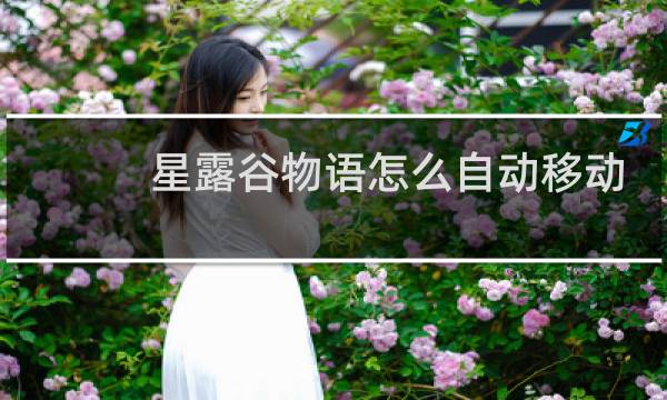 星露谷物语怎么自动移动