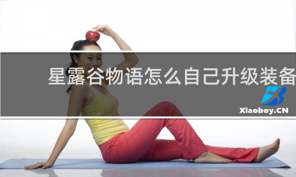 星露谷物语怎么自己升级装备