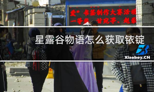 星露谷物语怎么获取铱锭