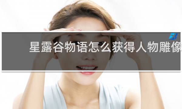 星露谷物语怎么获得人物雕像