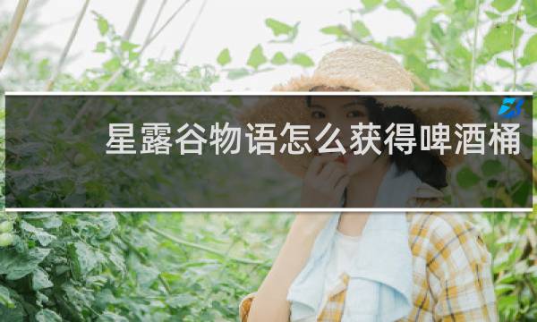 星露谷物语怎么获得啤酒桶