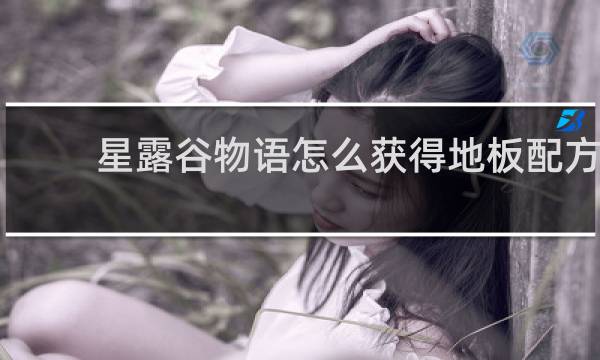 星露谷物语怎么获得地板配方