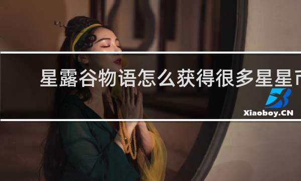 星露谷物语怎么获得很多星星币