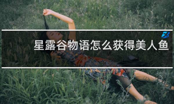 星露谷物语怎么获得美人鱼