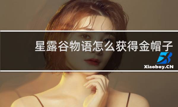 星露谷物语怎么获得金帽子