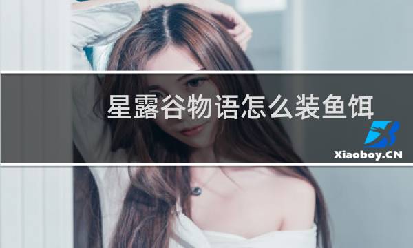 星露谷物语怎么装鱼饵