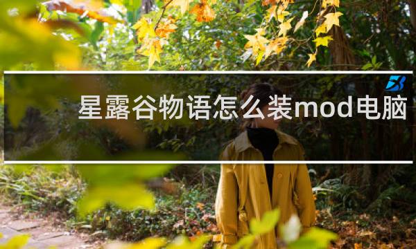 星露谷物语怎么装mod电脑