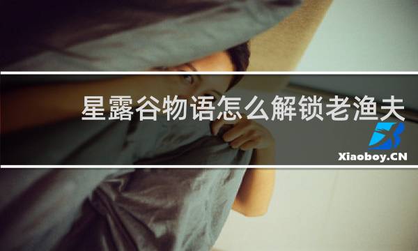 星露谷物语怎么解锁老渔夫