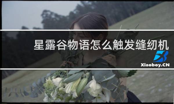 星露谷物语怎么触发缝纫机