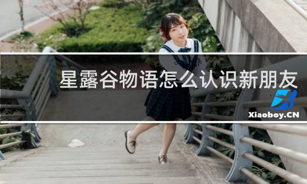 星露谷物语怎么认识新朋友