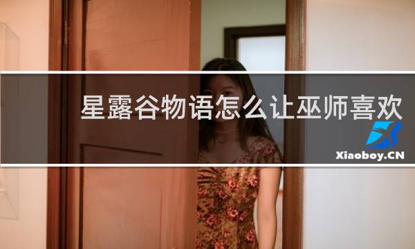 星露谷物语怎么让巫师喜欢