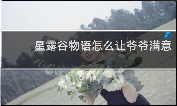 星露谷物语怎么让爷爷满意