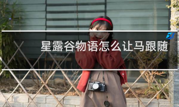 星露谷物语怎么让马跟随